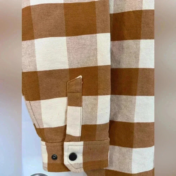 NWOT Duluth Trading Company Women’s ALHG Plaid Cross Haul Over-Shirt Jacket - Picture 3 of 9